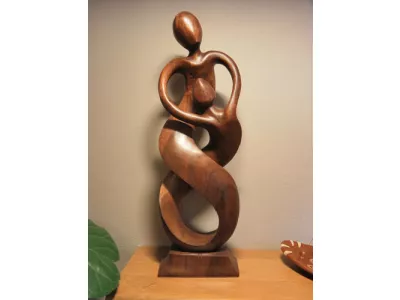 Piękna RZEŹBA Miłosny Taniec 40cm Super Prezent